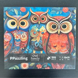 PPuzzling Owl Family Jigsaw Puzzle 1000 Pieces